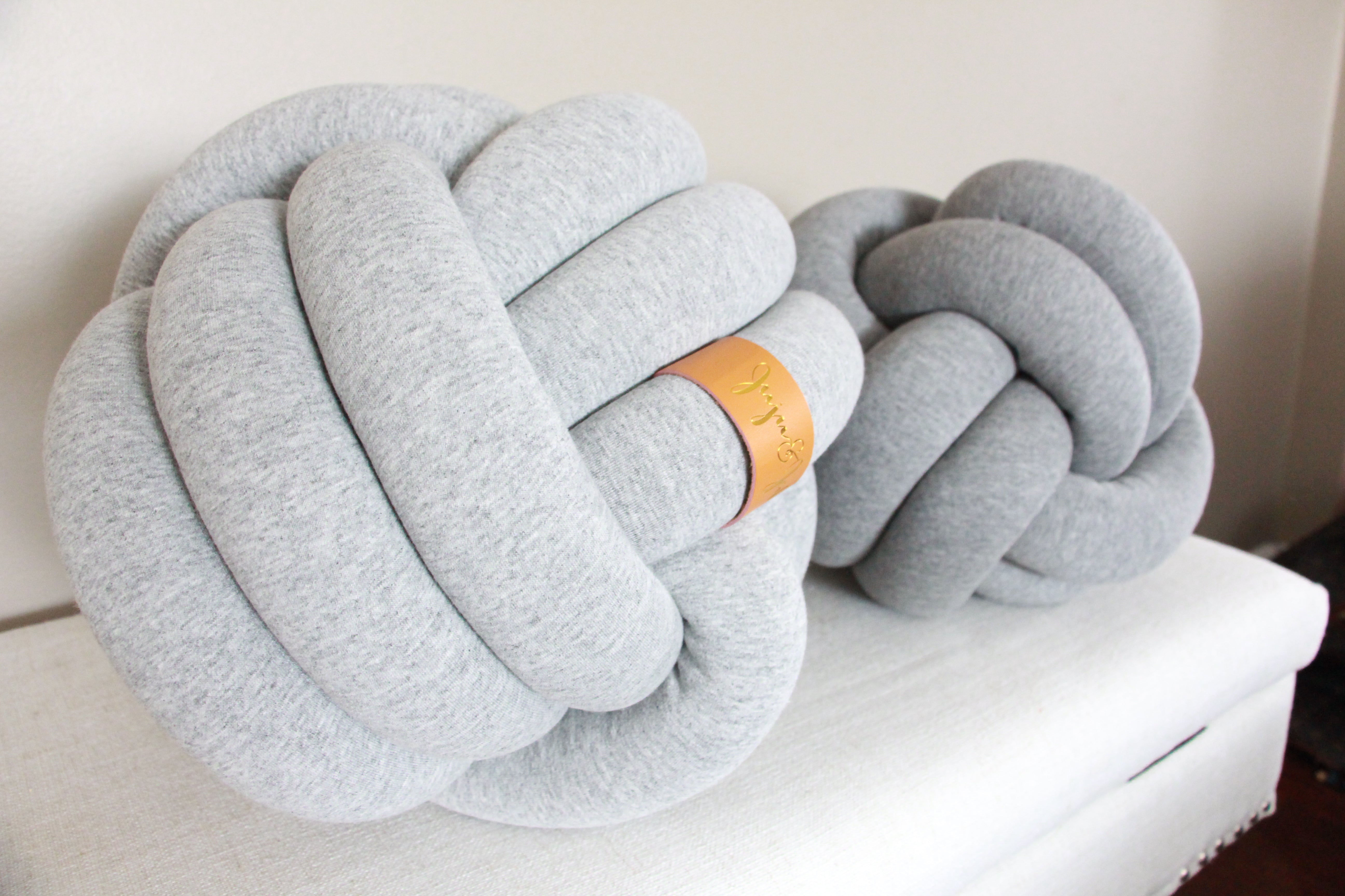 Grande Sphere Knot Pillow - See more Knot Pillows & Cushions at JujuAndJake.com