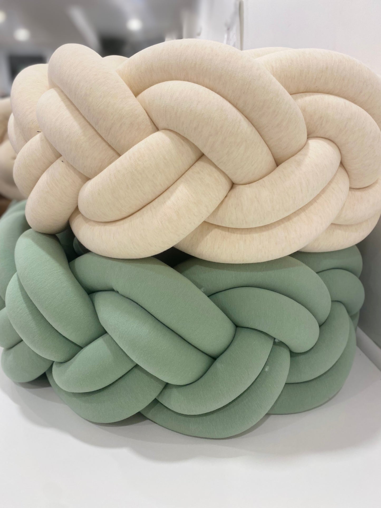 Double Braided Toddler Bed Bumper / Bed Bolster