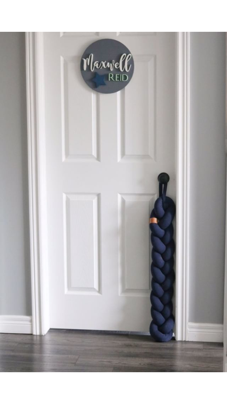 Braided Door Barrier - See more Knot Pillows & Cushions at JujuAndJake.com