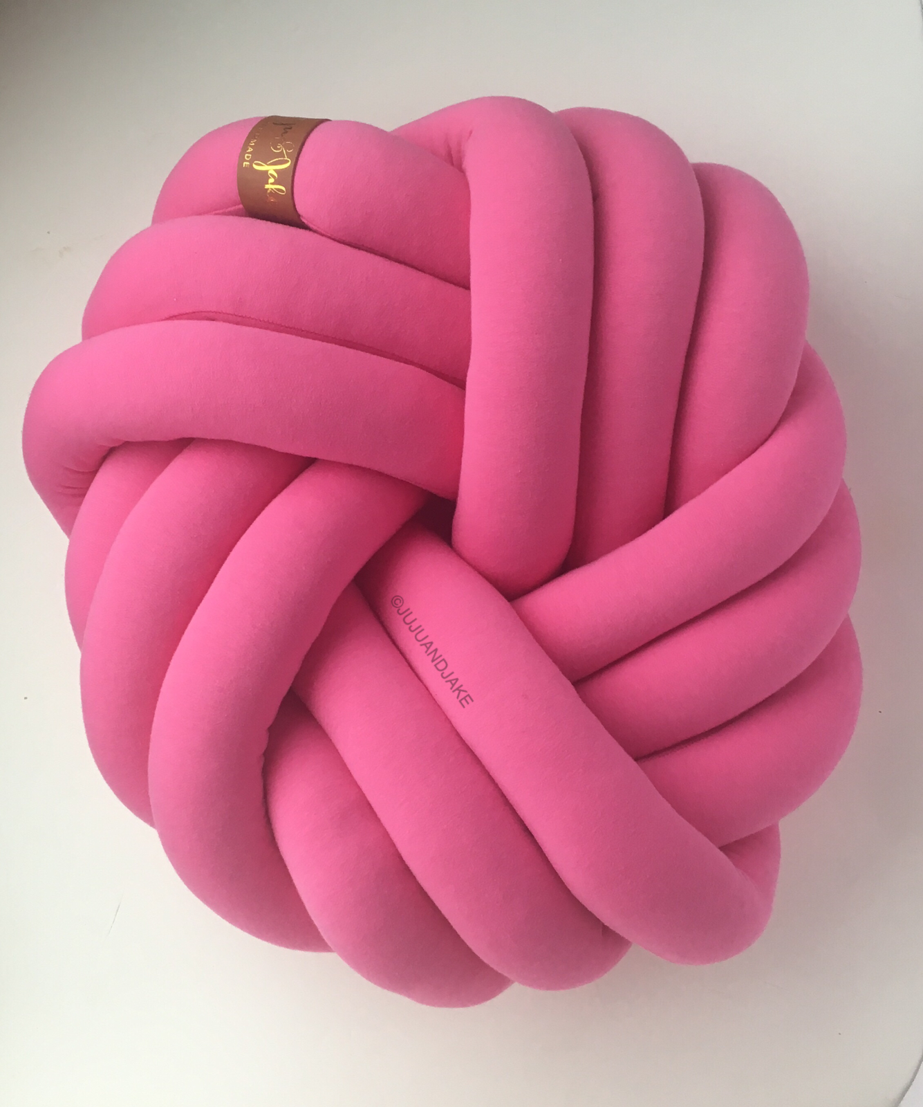 Hibiscus | Kids Floor Knot Cushion / Floor Pillow - See more Kids Knot Pillows & Cushions at JujuAndJake.com