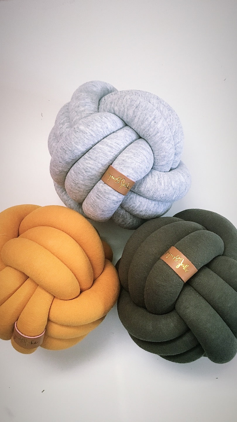 Mini Knot Pillow - See more Knot Pillows & Cushions at JujuAndJake.com