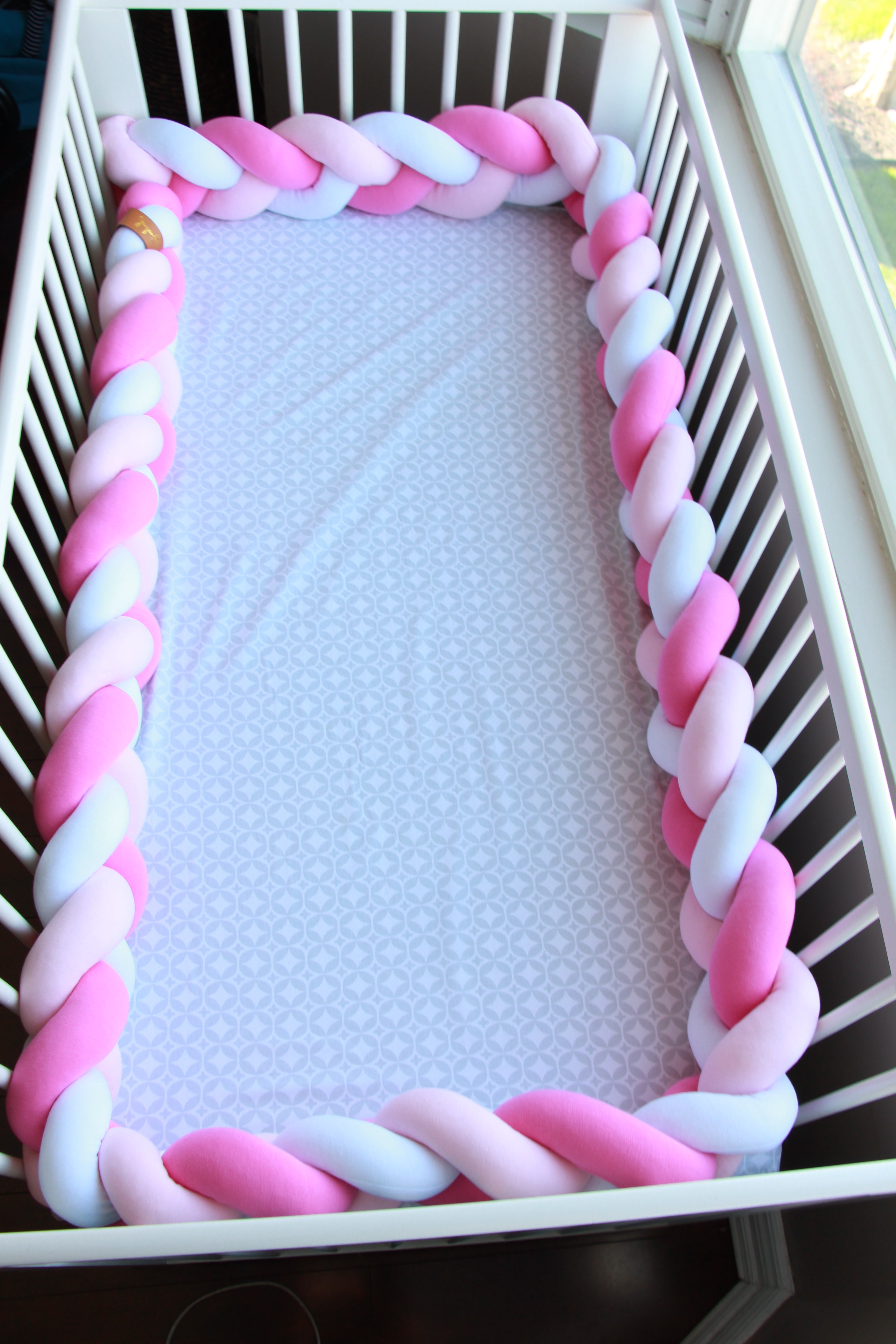 Braided Crib Bumper Bed Bolster JuJu Jake