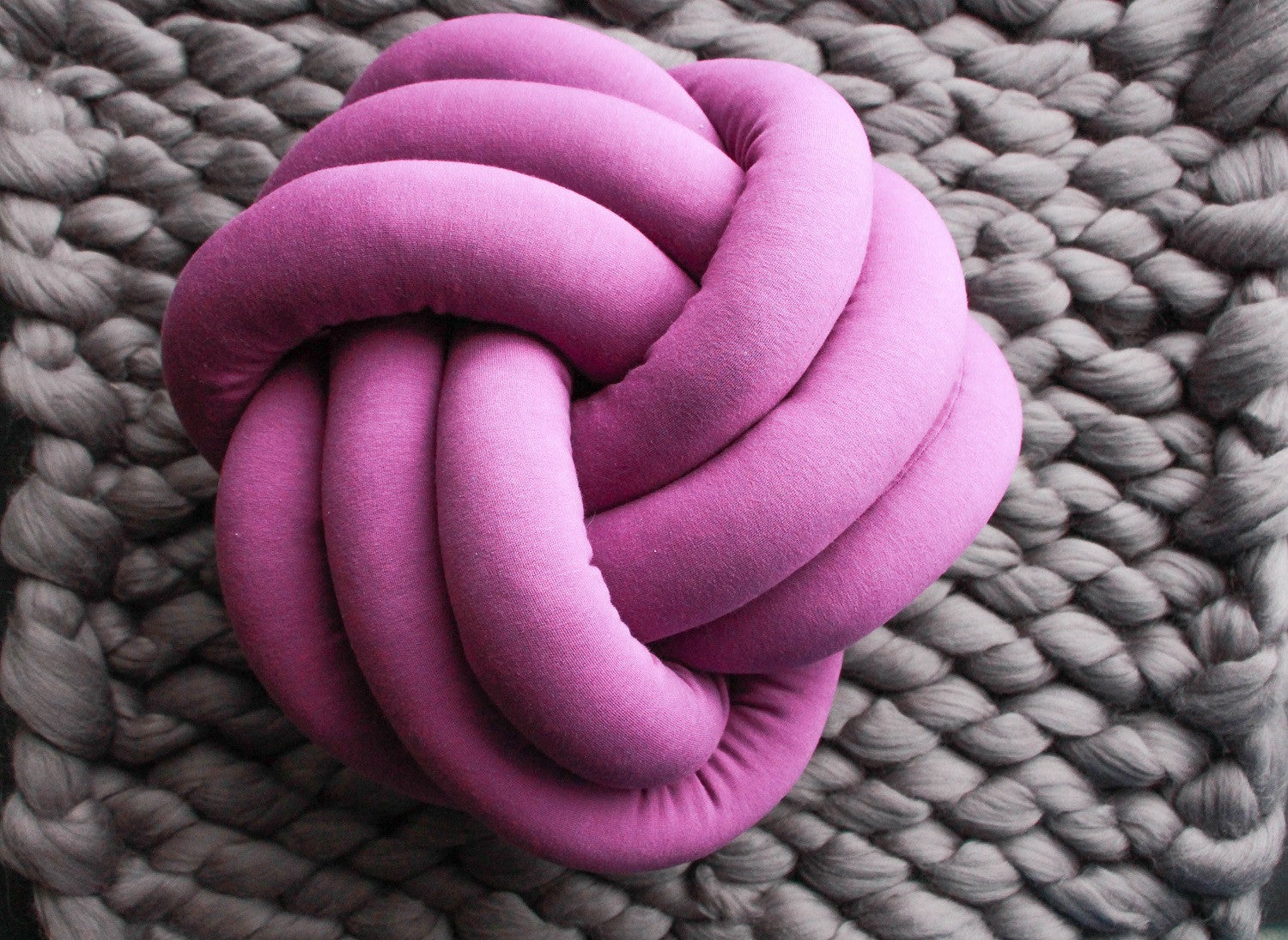 Swirl Knot Pillow - See more Knot Pillows & Cushions at JujuAndJake.com